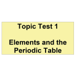 2023-2027 VCE Chemistry Unit 1 Topic Tests